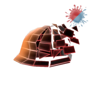 Strange Unusual Defragmenting Hard Hat 17%