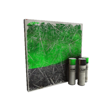 Strange Unusual Health and Hell (Green) War Paint (Well-Worn)