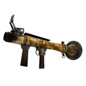 Unusual Sand Cannon Rocket Launcher (Battle Scarred)