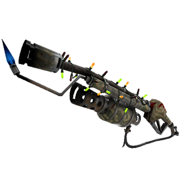 Strange Unusual Festivized Professional Killstreak Forest Fire Flame Thrower (Well-Worn)