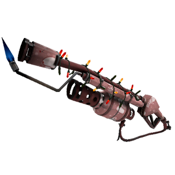 Strange Unusual Festivized Professional Killstreak Seriously Snowed Flame Thrower (Field-Tested)