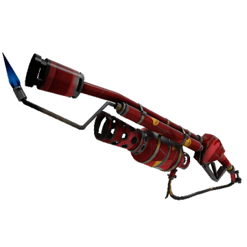 Strange Unusual Gift Wrapped Flame Thrower (Well-Worn)