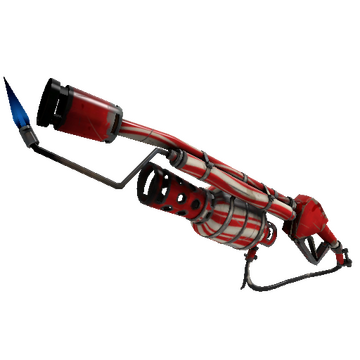 Strange Unusual Peppermint Swirl Flame Thrower (Well-Worn)