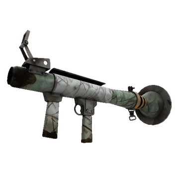 Unusual Festive Killstreak Aqua Marine Rocket Launcher (Battle Scarred)
