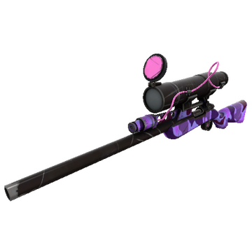 Unusual Festive Professional Killstreak Purple Range Sniper Rifle (Field-Tested)