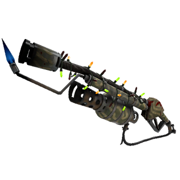 Unusual Festivized Professional Killstreak Forest Fire Flame Thrower (Field-Tested)