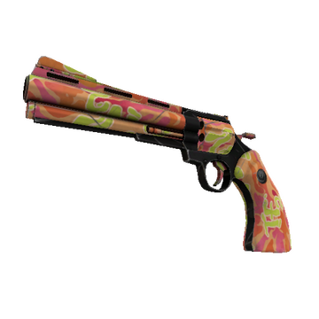 Unusual Psychedelic Slugger Revolver (Minimal Wear)